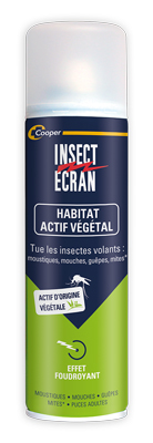 Insect Ecran Actif Végétal est la 1ère brume anti-moustiques