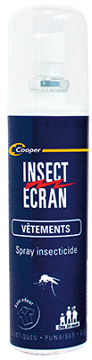 Insect Ecran Vêtements Spray Insecticide Tiques et Aoûtats