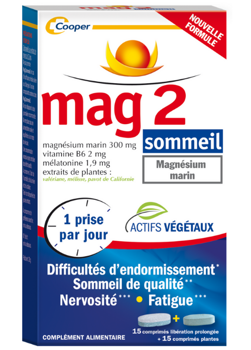 Mag 2 Extra Fort Complément alimentaire de la Cooper 