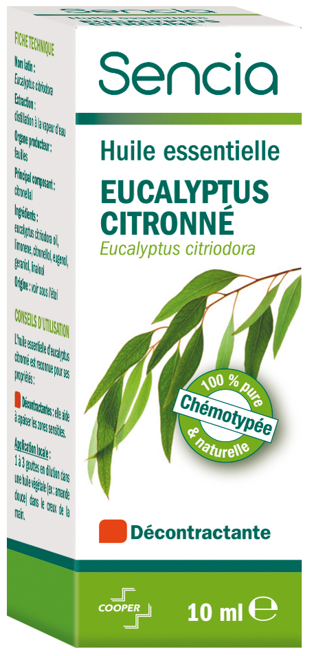 Huile essentielle d'eucalyptus citronné : propriétés et utilisations