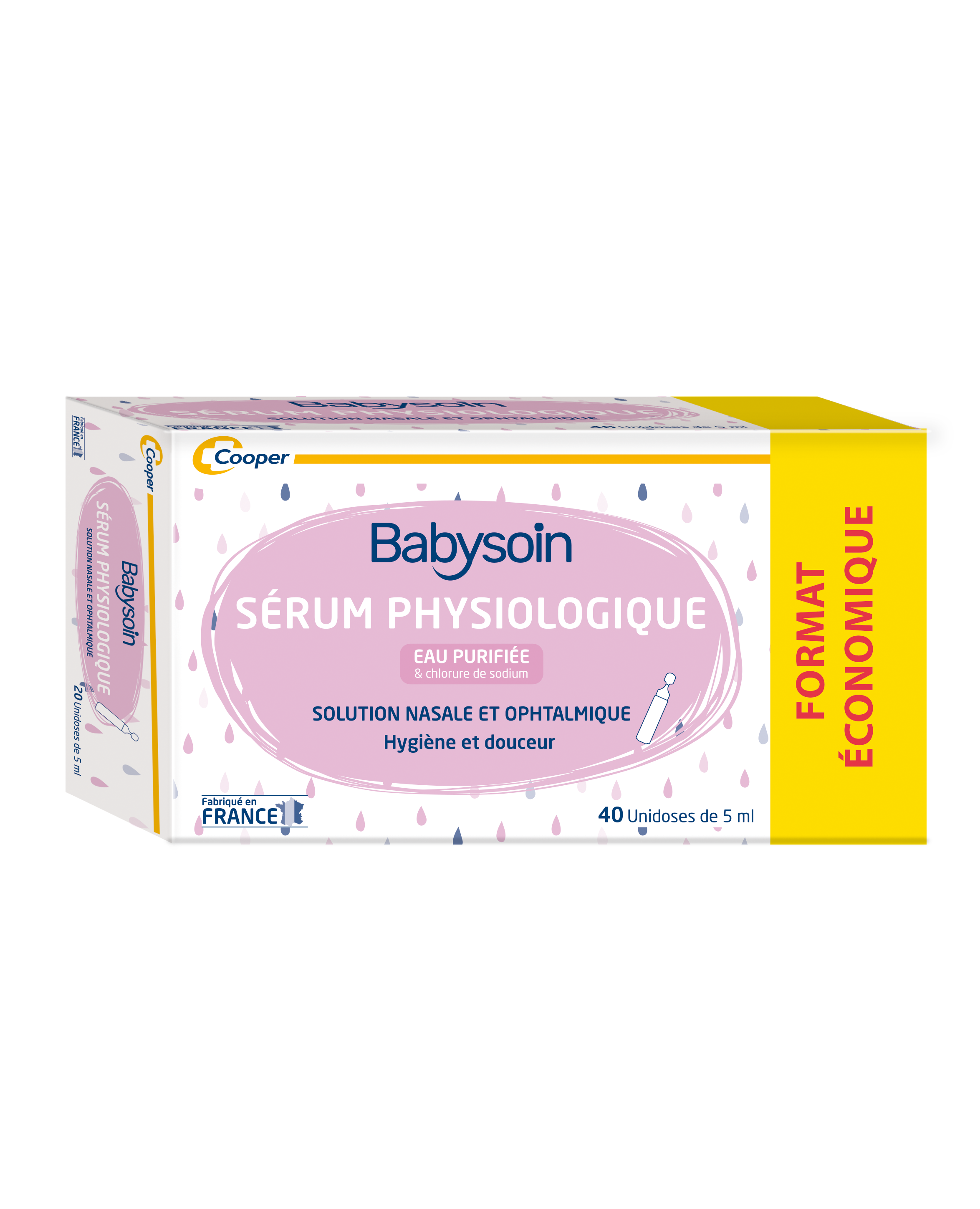 Sérum physiologique Babysoin : nettoyer nez bébé