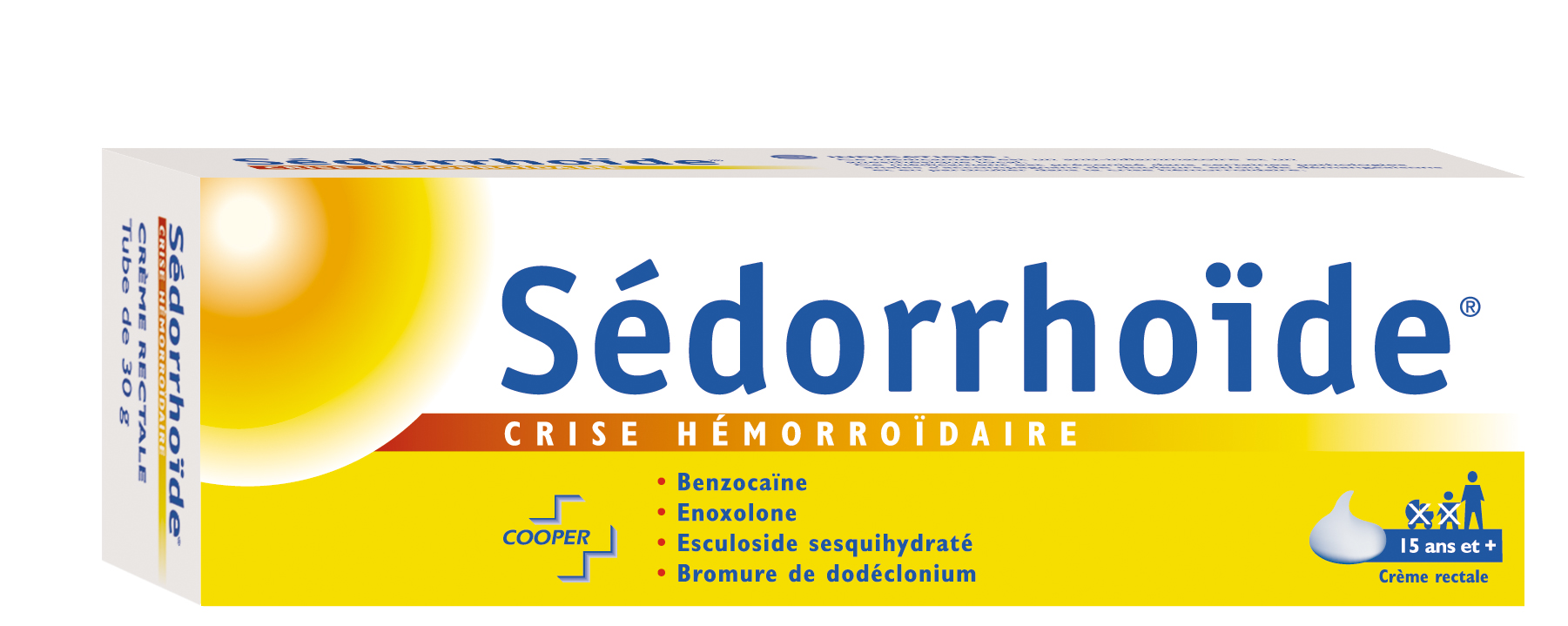 SEDORRHOIDE CRISE HEMORROIDAIRE, 30 g crème rectale | Cooper SEDORRHOIDE CRISE HEMORROIDAIRE, 30 g crème rectale | Cooper