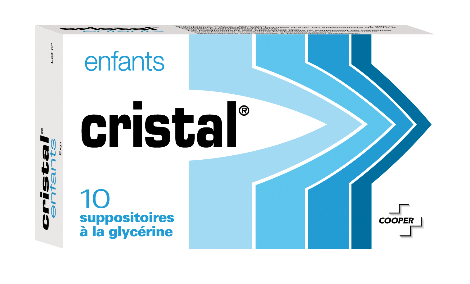 SUPPOSITOIRE ENFANT CRISTAL - Boîte de 10