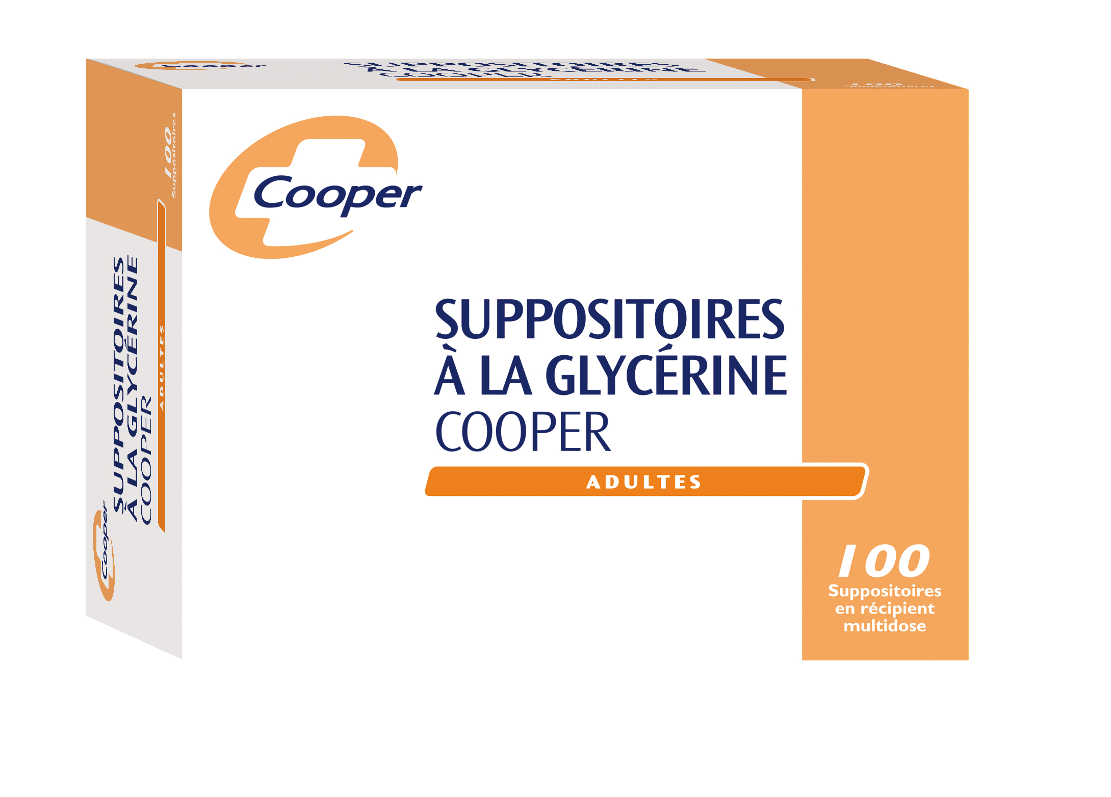 SUPPOSITOIRES A LA GLYCERINE ADULTES Boite de 50 COOPER