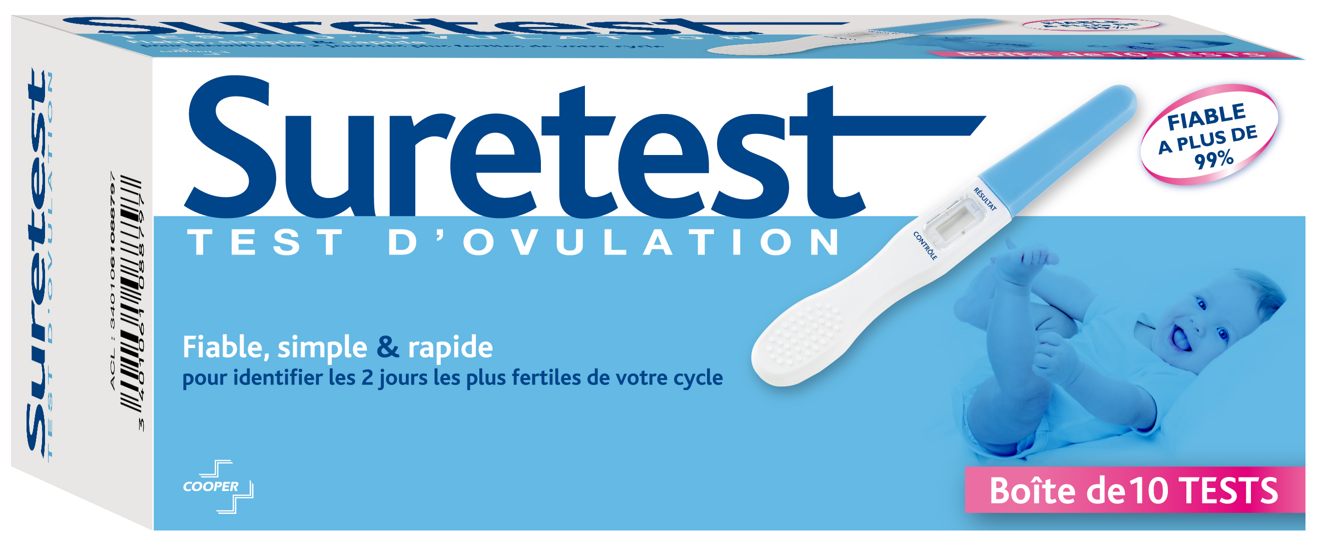 SURETEST OVULATION B10 Cooper